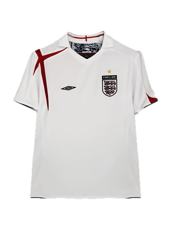 England maglia retrò casa prima divisa da calcio da uomo maglia da calcio sportiva 2006